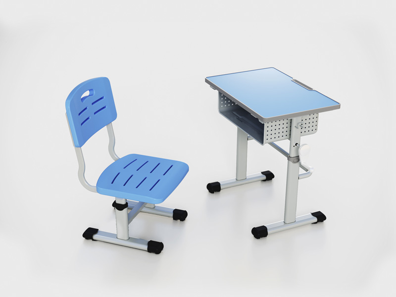 塑鋼課桌椅，校園午休椅